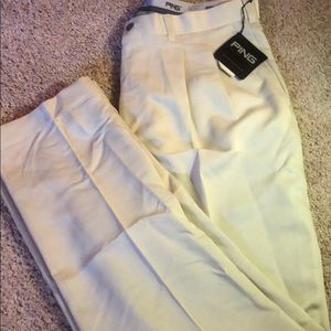 PING CREAM SLACKS 36.34